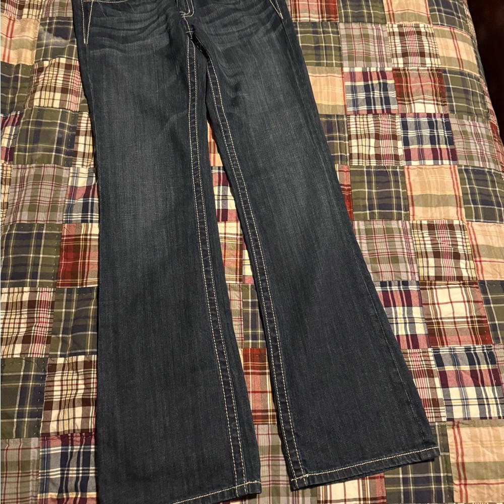 Miss Me Dark Blue Embellished Boot Cut Jeans